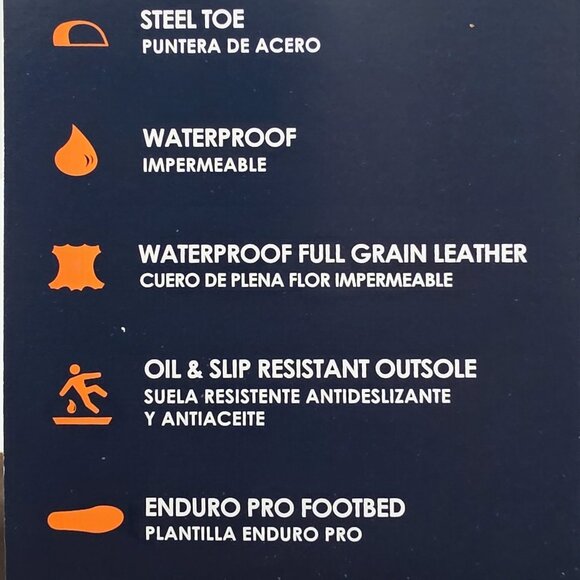 Herman Survivors Iselburg Steel Toe Waterproof Womens Work Boots Oil Slip Resist - Picture 2 of 11